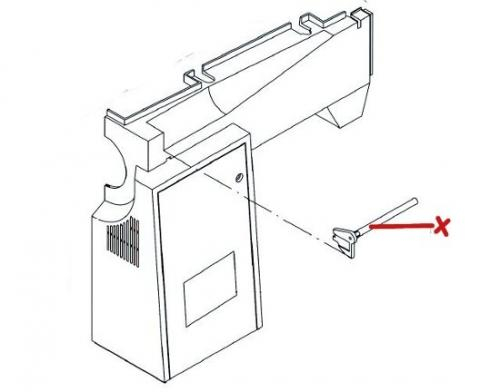 Garnhalter liegend - Bernina Artista 165, 170, 180, 185, 200, virtuosa 150-163