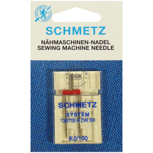 Schmetz 130/705 H ZWI 8,0/100 - Zwillingsnadel