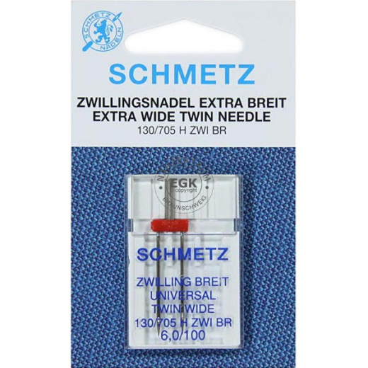 Schmetz 130/705 H ZWI 6,0/100 - Zwillingsnadel