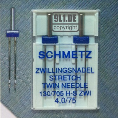 Schmetz Zwillingsnadeln-Stretch  4mm - 2er Packung