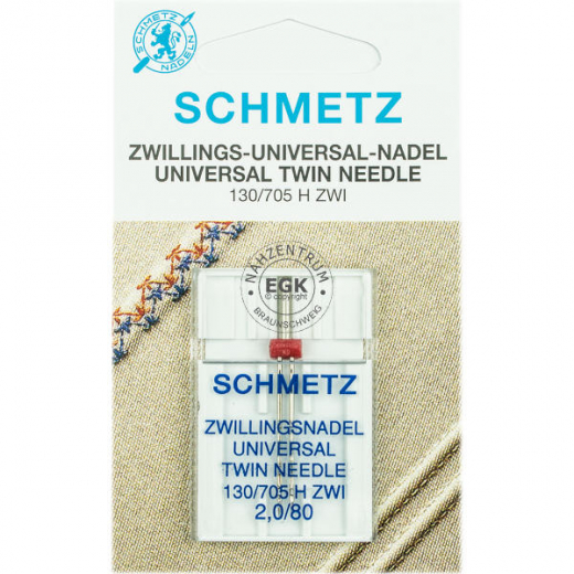 Schmetz 130/705 H ZWI 2,0/80 - Zwillingsnadel