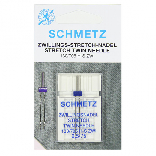 Schmetz Zwillingsnadeln-Stretch  2,5mm
