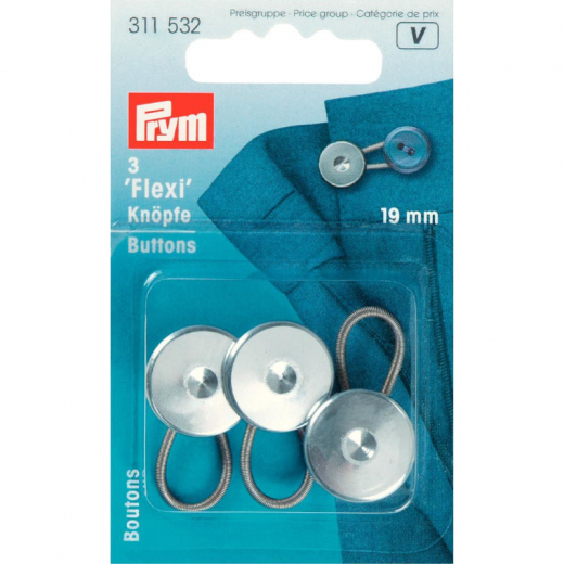 Prym Flexi-Knpfe mit Schlaufe 19 mm