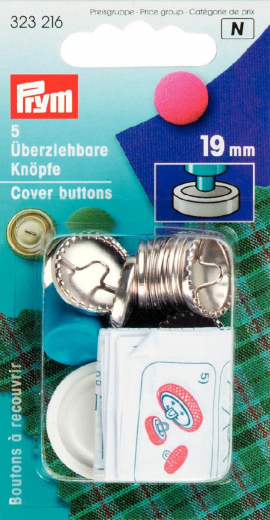 Prym berziehbare Knpfe 19mm