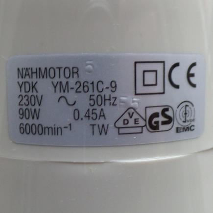 N�hmaschinen Motor YDK inkl. Fu�anlasser