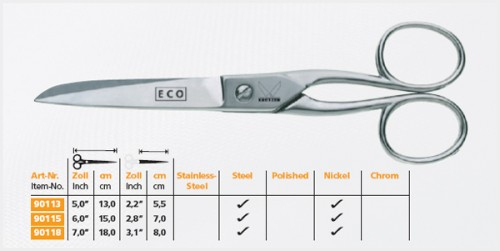 Kretzer ECO Haushaltsschere 6 / 15cm
