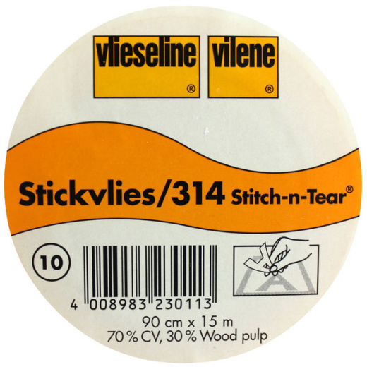 Vlieseline - Stickvlies ausreibar