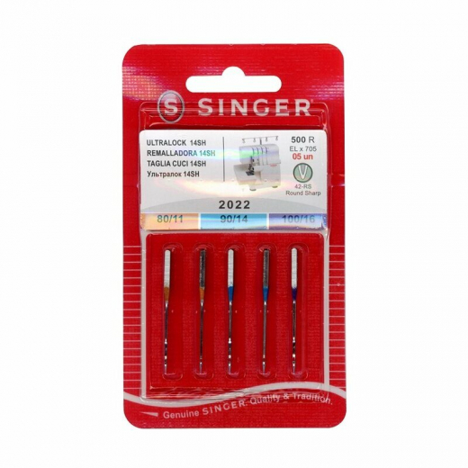 Singer Overlocknadel 2022, 2x80, 2x90, 1x100