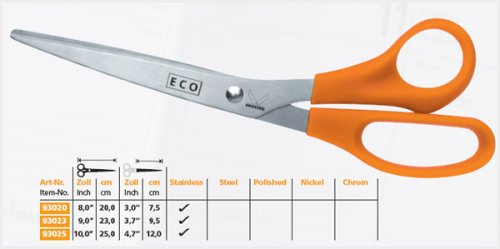 Kretzer ECO Haushaltsschere 8 / 20cm 