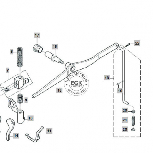 Gewindebolzen Bernina 217