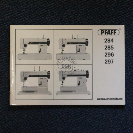 Handbuch Pfaff 284, 285, 296, 297