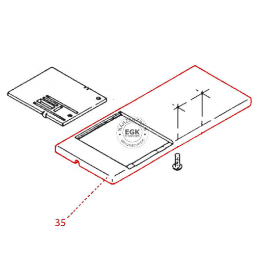 Unterarmabdeckung Pfaff select