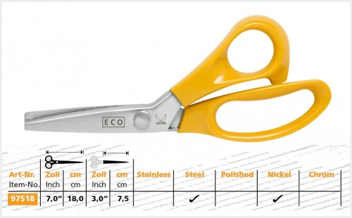Kretzer ECO Zackenschere 7.0 / 18 cm