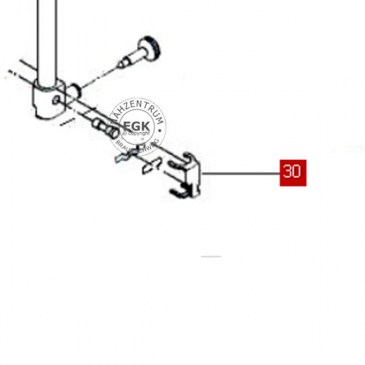 Klammer Nadelhalter Bernina