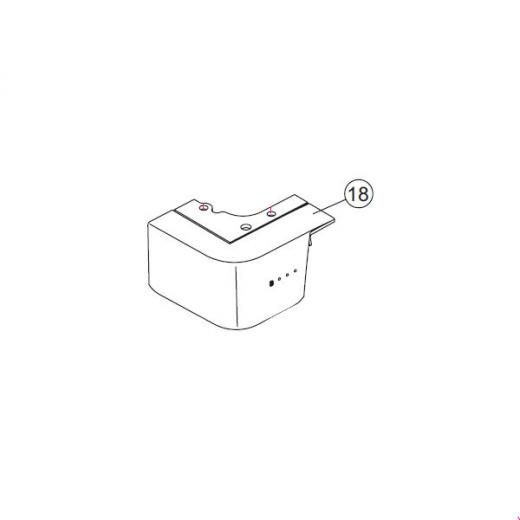 Pfaff coverlock 3.0, 4.0 - Messerabdeckung B