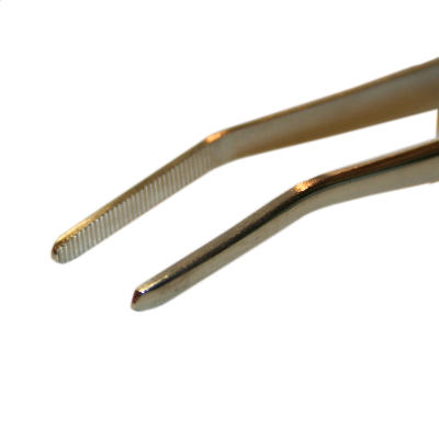 Pinzette gebogen mit Fhrungsstift