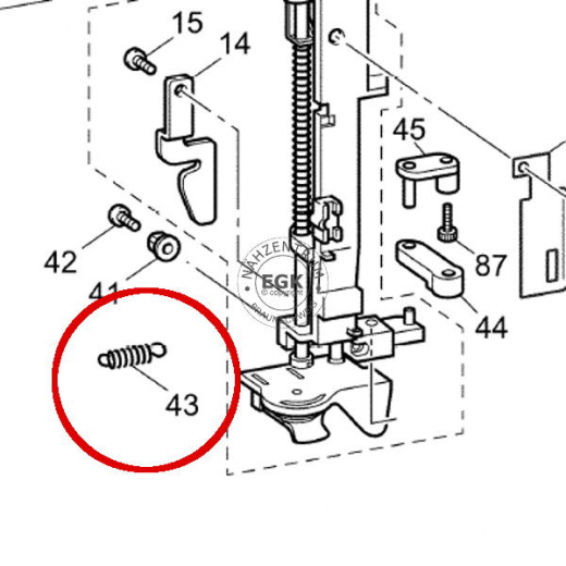 Brother Feder Nr.43 - SPRING-Z