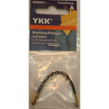 YKK Mantelaufhnger Lederoptik schwarz