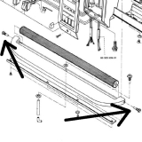 Schraube  f�r  PFAFF B�gler - Dampfwalze