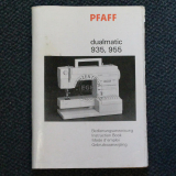 Handbuch Pfaff 935, 955 dualmatic
