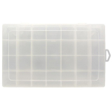 Zubehrbox klar 28 Fcher