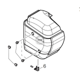 Stirndeckel Messerhalter Brother V3, V5