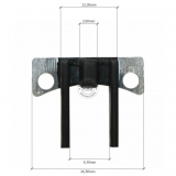 Transporteur gummiert fr Singer 700, 1000, 2000, 6700, 8000