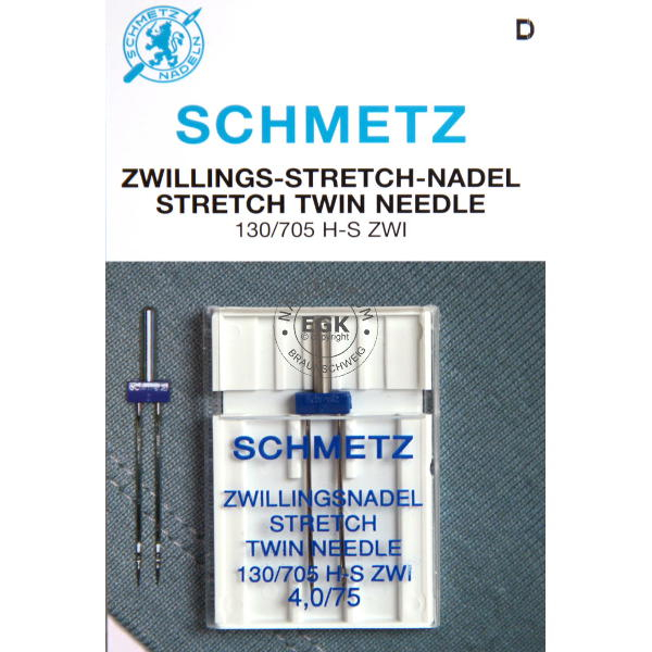 Schmetz Zwillingsnadeln-Stretch  4mm