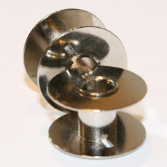 CB Spule vernickelt oben & unten durchgeschlitzt