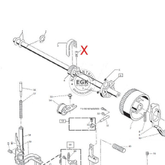 Schraube Riemenrad Oberwelle Pfaff