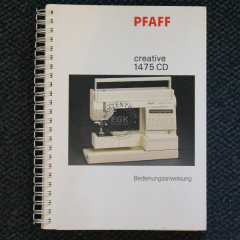 Handbuch Pfaff creative 1475 CD