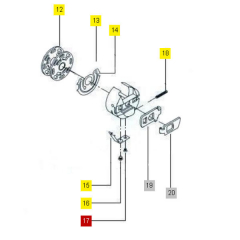 Befestigungsschraube zu Bernina Spulenkapsel