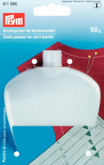 Kreidepulver fr Rockabrunder Flasche 50g wei