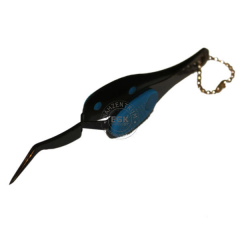 Pinzette gebogen extra fein