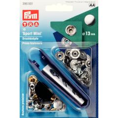 Prym Druckknopf Sport Mini 13mm silberfarbig