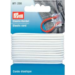 Prym Elastic-Kordel 2,5mm wei