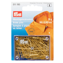 Stecknadeln Messing 15g